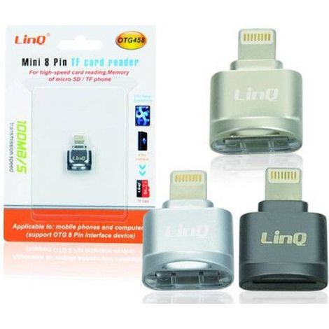 Trade Shop - Lettore Di Schede Micro-sd / Transflash Verso Lightning Velocità 480mbps Otg458 - (1/5)
