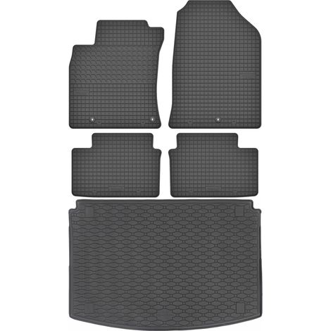 Hyundai i30 III Hatchback a partir de 2020 SET - Alfombrillas de goma para coche + alfombrilla para maletero
