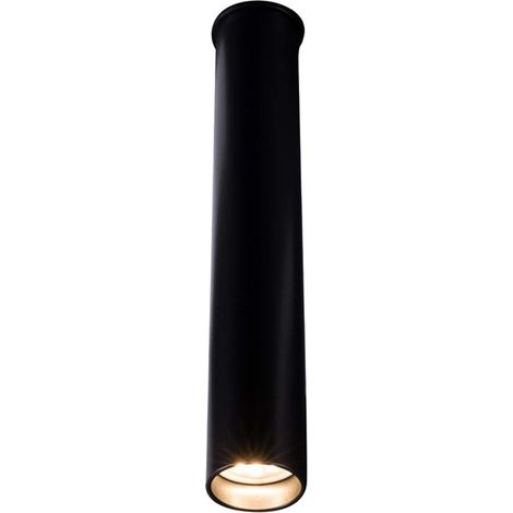 Spot bagno cilindrico nero 25,5cm IP44 GU10 Yabu 8074 (1/2)
