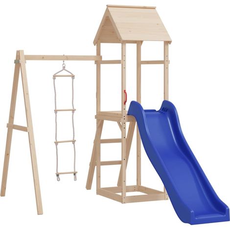 Scala Corda con Maniglie Sicurezza Parco Giochi 30x150,5 cm PE vidaXL (1/5)