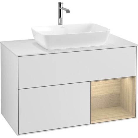 Villeroy & Boch F781PCMT Sous-meuble de lavabo Finion F78 (1/2)