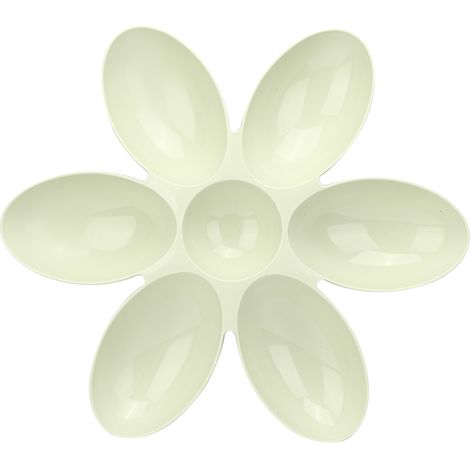 PP Durable Pet Six pétales boîtier Multiple distributeur de nourriture bol d'alimentation en eau pour chats chiens GeneralGreen (1/5)