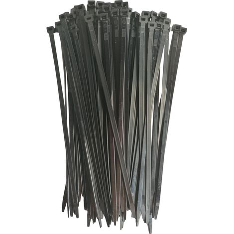 Lot de 100 colliers rilsan attache fils / serre cables 7.5 mm x 320 mm (1/2)