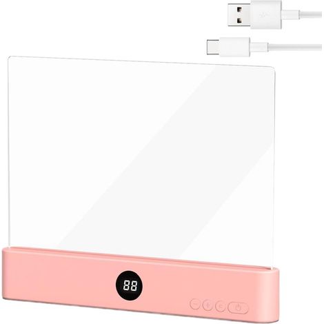 Lampe De Lecture 3 Couleurs Rechargeable Avec Minuterie (1/5)