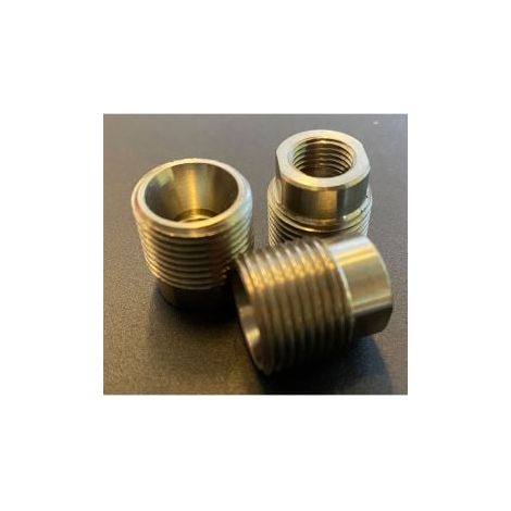 SIEVERT  Nipple  M10x1LH  a  3/8"LH  -  Titanio  -  152708