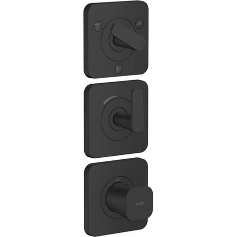 Axor Citterio C - Miscelatore termostatico ad incasso per 3 utenze, nero opaco 49710670 (1/2)