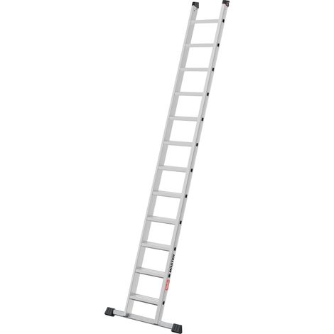 Hailo Aluminium-Anlegeleiter Master A60 12 Stufen (1/5)
