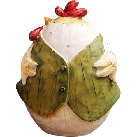 für den Innenraum Dekorative Figur aus Kunstharz Osterhenne