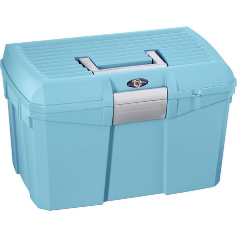 Capri bleu - Petite trousse à accessoires de toilettage avec plateau interne (1/5)