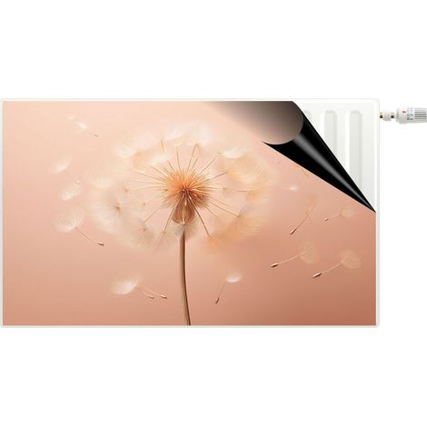 Funda decorativa para radiador Imán para radiador para el salón Diente de león