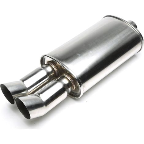 Silencieux arrière sport universel inox TA Technix 2 x76mm DTM-27480618