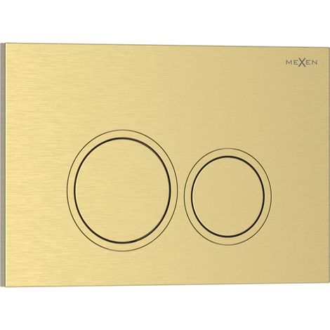 Mexen Tex 01 Spültaste, gebürstetes Gold - 6101-11 (1/2)