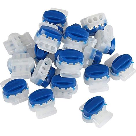 Lot de 20 raccords de câbles imperméables en plastique Idéal pour tondeuse à gazon-Ensoleillé (1/5)