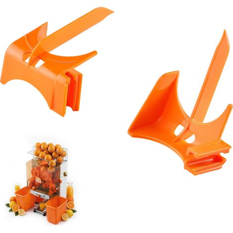VEVOR Repuestos de Pelador para Exprimidor de Naranjas 2 Piezas Plástico, Compatible con Máquina Exprimidora Electrica de Naranjas VEVOR Serie NS2000E, Bordes Lisos, Para Naranjas, Limones, Pomelos (1/5)