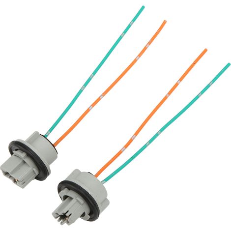 2 Stück hitzebeständige LED-Lampenfassungen 12A 10V mit Kabeln für Industrieanlagen, Fahrzeuge und Boote (1/5)