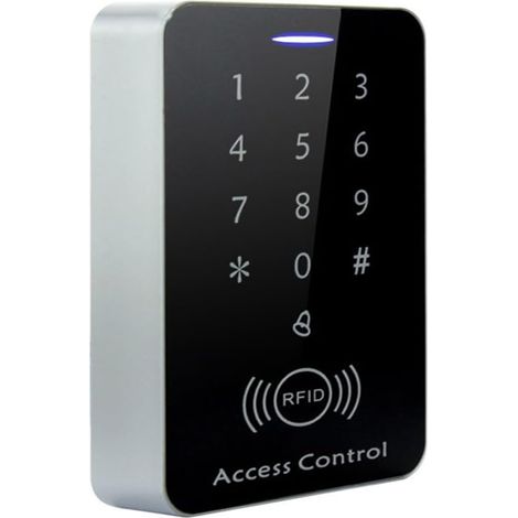 Clavier de contrôle d'accès de Porte d'entrée de proximité à proximité 125KHz Lecteur de Carte d'identité Tactile Clavier pour système de sécurité d'entrée de Bureau à Domicile (1/5)
