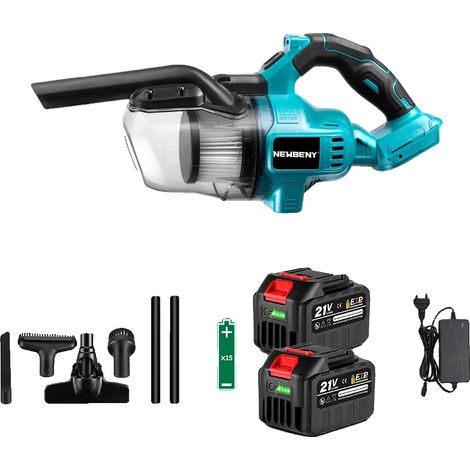 Aspirapolvere elettrico senza fili, potenza 1000W, 2 batterie, spina europea 100V-240V (1/2)
