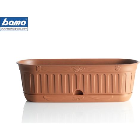 fioriera etika cm 58 c/sottovaso terracotta