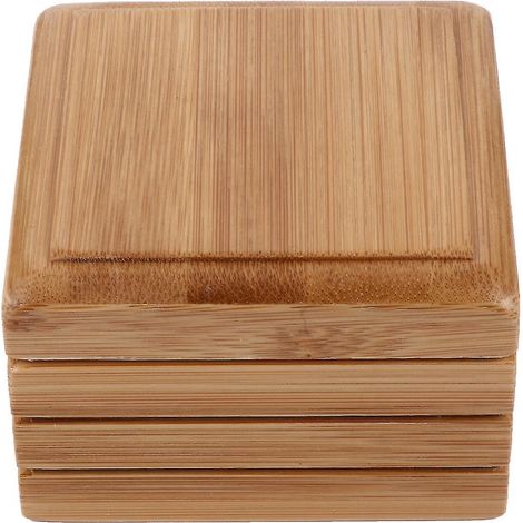 Seifenschale aus Bambus, Seifenbox aus Naturholz mit Deckel, Aufbewahrungsschale für Seifenstücke.
