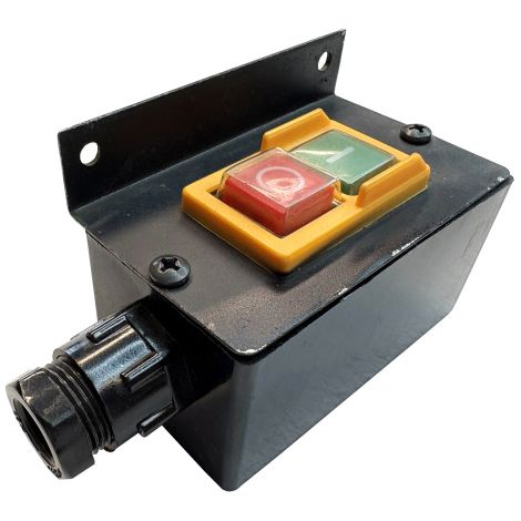 KEDU Drucktastenschalter 250V Ein-/Aus Schalter mit Abdeckung und Anschluss (1/4)