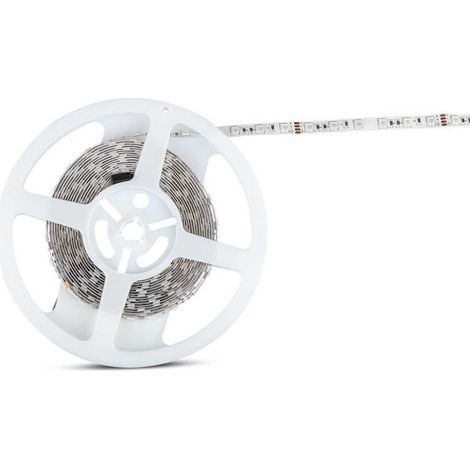 V-TAC Streifen LED SMD5050 9W/m 5m 60 LED/m 24V Naturweiß IP20 10mm