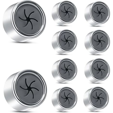 10 Pièces Porte-Torchon Autocollant Sans Perçage pour Cuisine et Salle de Bain – Crochets Muraux en ABS Réutilisables (1/5)