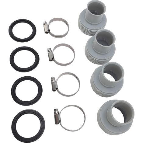 Adaptateur de connexion pour pompe de filtration de piscine - Connexion robuste et sécurisée - Adaptateur de tuyau de type B pour tuyau de 1,25 po à 1,5 po (1/5)