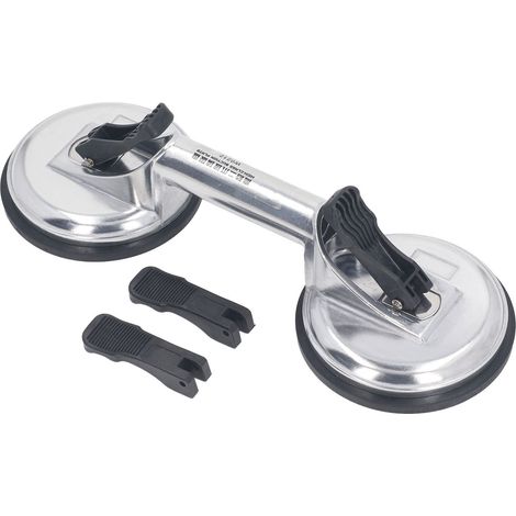 GARRYFIZH Ventouse en verre à 2 griffes, extracteur robuste pour sol en granit, miroir, marbre, 120 kg (1/5)