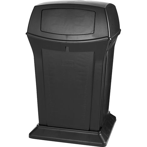 Rubbermaid, Poubelle (en PE) ignifuge, capacité 170 l, l x h x