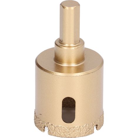 Foret diamanté brasé pour carottage, scie cloche, fraise creuse pour verre, carrelage, granit, marbre, porcelaine, 35 mm