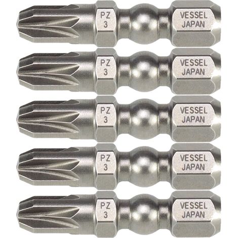 Embout De Vissage Impact Ball 30Mm Pz3 Boite De 5 Vessel
