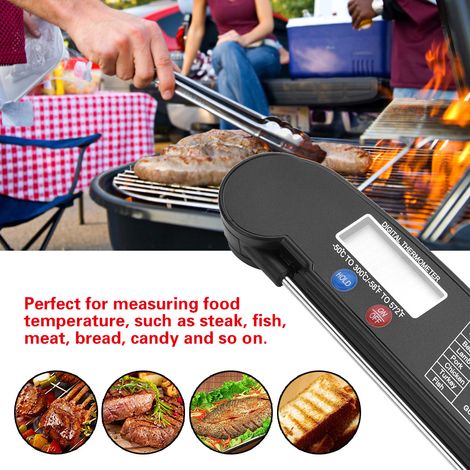 Thermomètre de barbecue à sonde pliable ultra-mince (1/5)