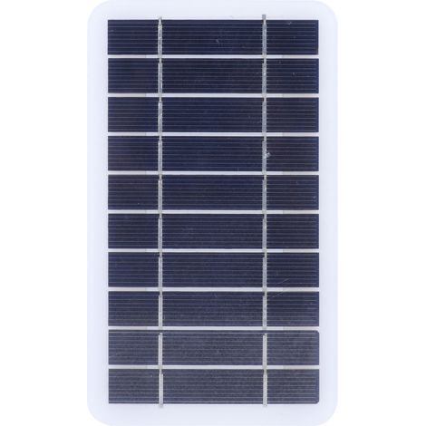 2W 5V polykristallines Silizium-Solarpanel, Solar-Akkuladegerät für den Außenbereich, Netzteil zum Laden von Mobiltelefonen