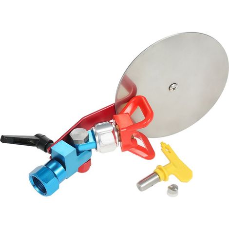 Pulvérisateur de peinture sans air de 7/8 pouces, déflecteur anti-éclaboussures, outil de guidage de pulvérisation, accessoire + buse de pulvérisation sans air 517 (1/5)