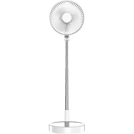Ventilateur pliable de 7,8 pouces, batterie de 6000 mAh, contrôle par application, minuterie, ventilateur oscillant télescopique à 4 vitesses (1/4)