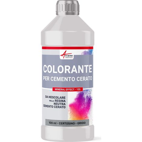 COLORANTE PER CEMENTO CERATO MINERAL EFFECT - 155 - 100 ml Certosino - Grigio - ARCANE INDUSTRIES