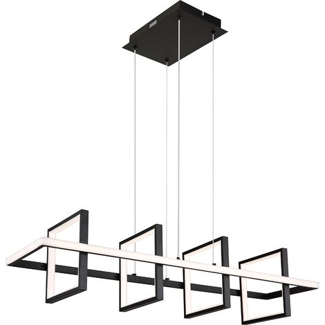 Globo - lámpara colgante - Wolfhard - negro - metal - gran (1/4)