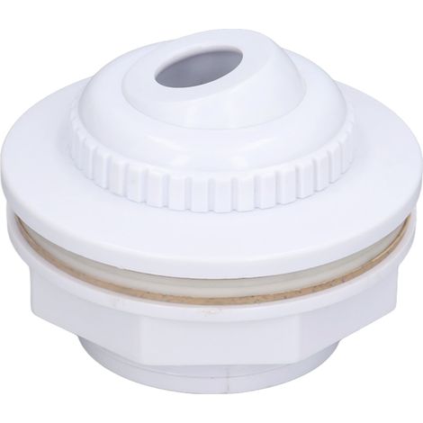 Raccord d'entrée d'eau pour piscine avec buses rotatives à 360° et à un seul trou, filetage extérieur G2, filetage intérieur G1 1/2. (1/5)