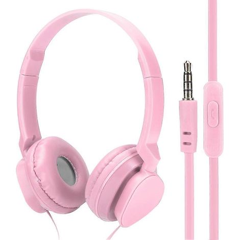 Kabelgebundenes On-Ear-Stereo-Headset mit eingebautem Mikrofon, Kopfhörer für Videospiele, FM-Radio und Musik, komfortabel und leistungsstark. (1/5)