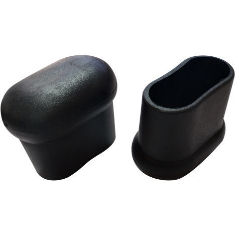 PUNTALE OVALE ROBUSTO A PERA ø mm  20 x 40 nero 50 PZ