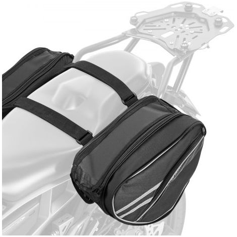 Borsa da Sella Laterale per Moto, 30 L con Copertura Impermeabile (1/5)
