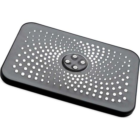 Soffione per doccia da bagno rettangolare 28,5x 19 cm in abs doccetta con filtro anticalcare alta pressione (1/4)