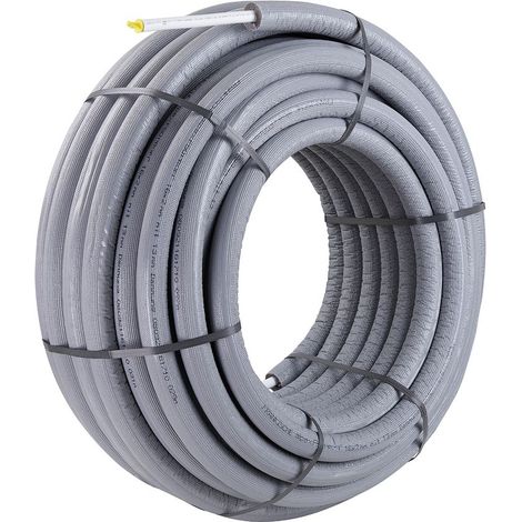 Fränkische Tubo multistrato alpex F50 PROFI 16x2 - 13 mm tondo grigio-50m bianco preisolato, 83716207