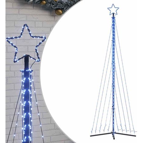 Albero di Natale Albero natalizio Albero festivo a LED 495 LED Blu 300,5 cm (1/5)