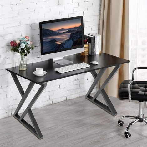 Tischbeine aus Metall, stabile X-Form, 300 kg Tragkraft, 70 x 50 cm, für Wohnzimmer, Büro, Hotels, Bars, 2 Stück (1/5)