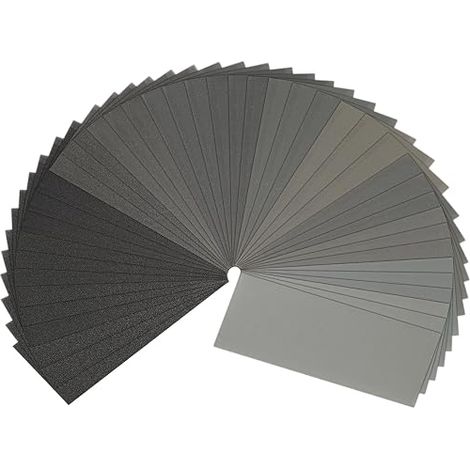 Sandpaper Sandpaper 120/150/180/240/320/400/600/800/1000/1200/1500/2000/2500/3000 Grit Used for Polishing Metal Wood Cars Sanding Paper 9x3.6 inches