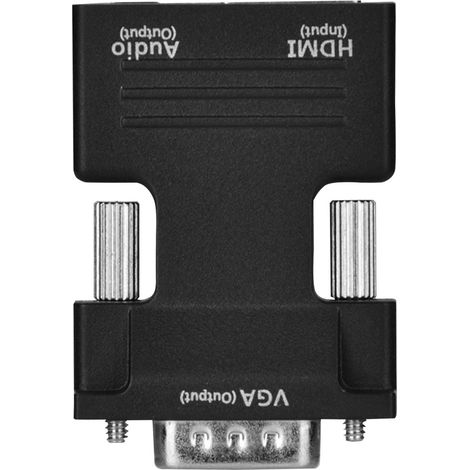 Adaptateur convertisseur HDMI femelle 1080p vers VGA mâle avec sortie audio (1/5)