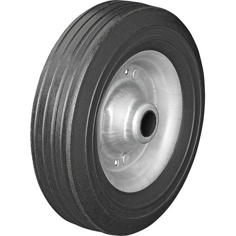 Cerchio in metallo per ruota di scorta con pneumatico in gomma piena 200x60mm (1/5)