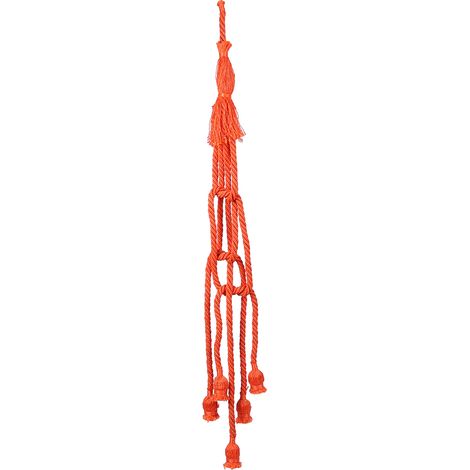 Suspension rétro style campagne américaine en corde de nylon avec base LED, 1,5 m (1/5)