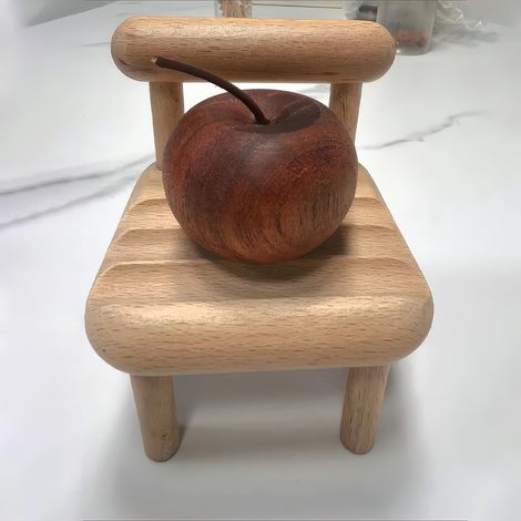 Diffuseur d'huiles essentielles en bois (1 pièce), diffuseur d'aromathérapie en bois en forme de pomme, désodorisant portable pour l'aromathérapie à la maison, au bureau, en voiture, dans la garde-rob